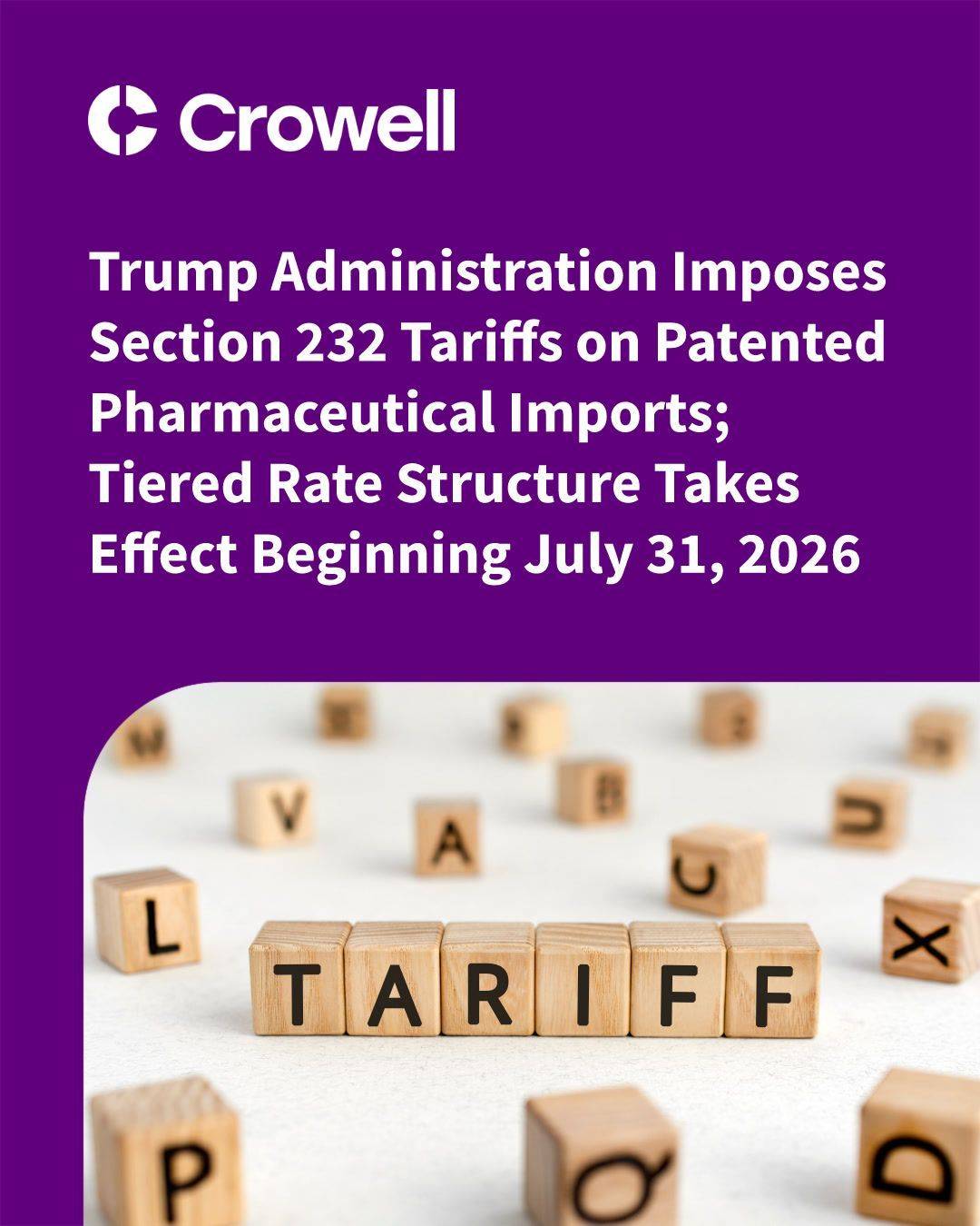 United Kingdom secures lower Section 232 pharmaceutical tariff rates in a bilateral arrangement