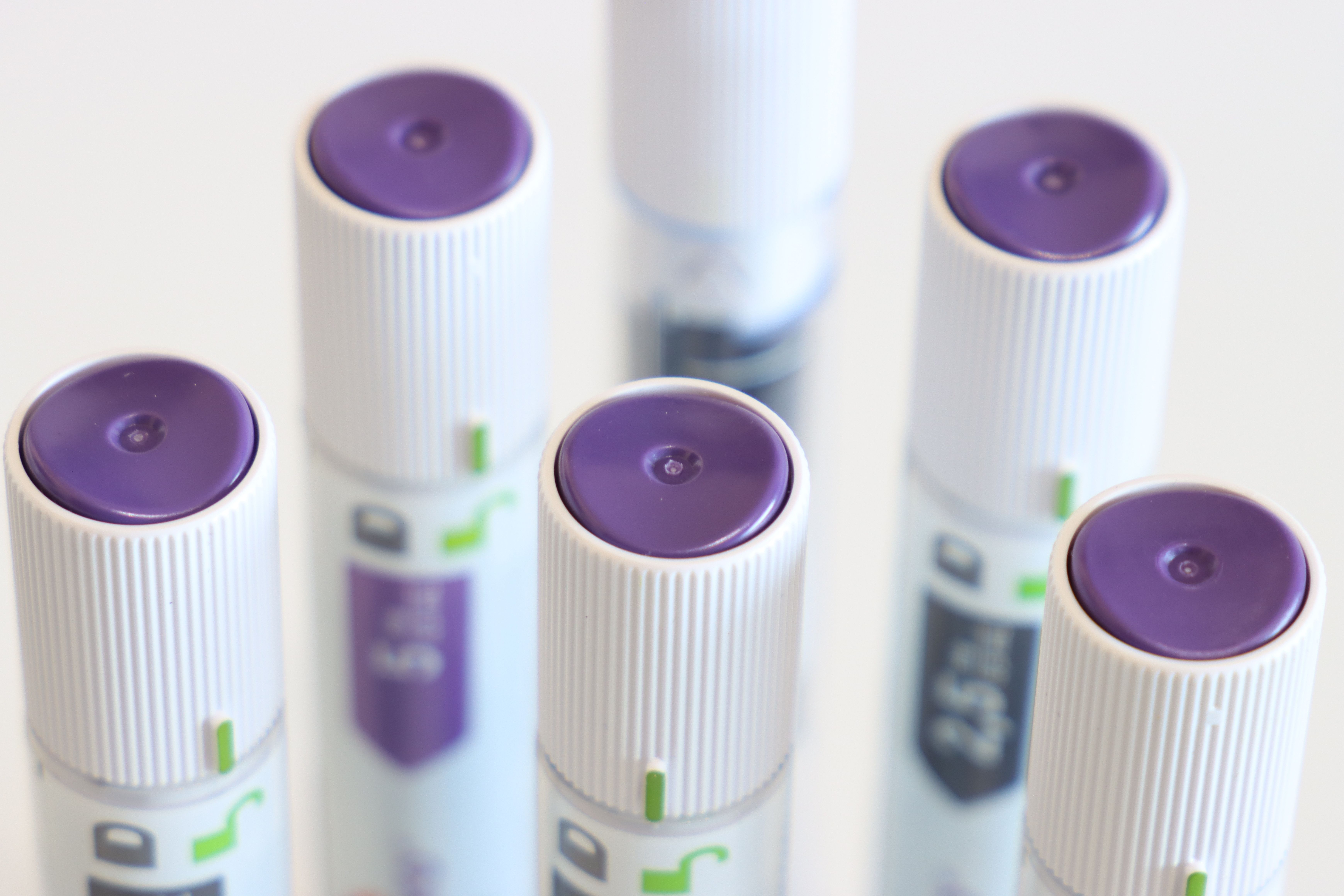 Mounjaro tirzepatide injection pens and box for diabetes and obesity treatment