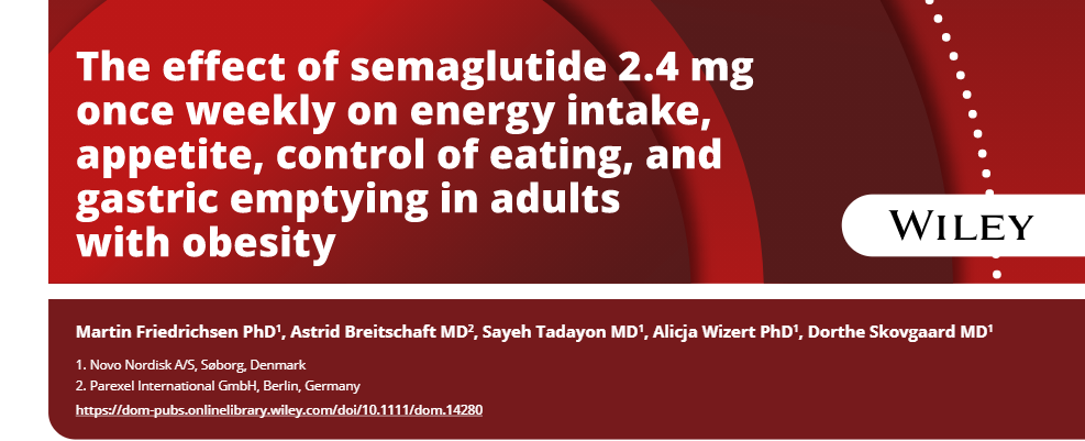 Study quantifies how much semaglutide cuts food intake