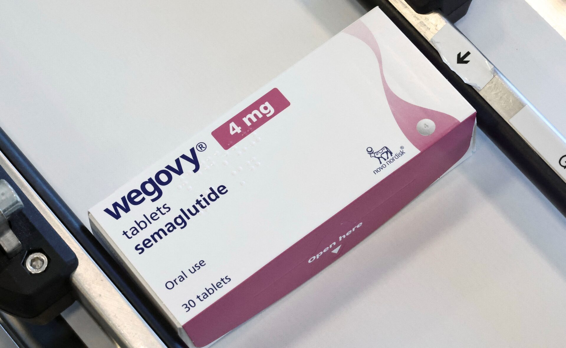 Wegovy productionline in Novo Nordisk’s facility in Malov