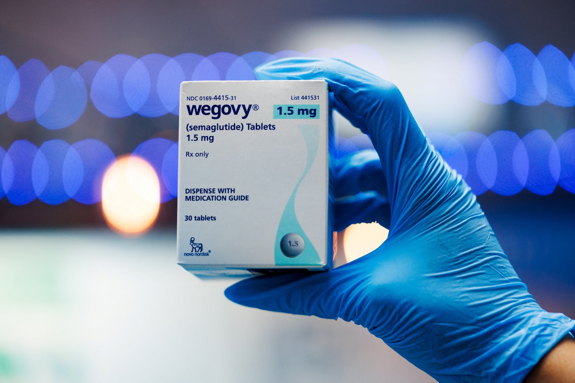 An illustration photo shows a box of Wegovy (semaglutide) tablets in Schwenksville