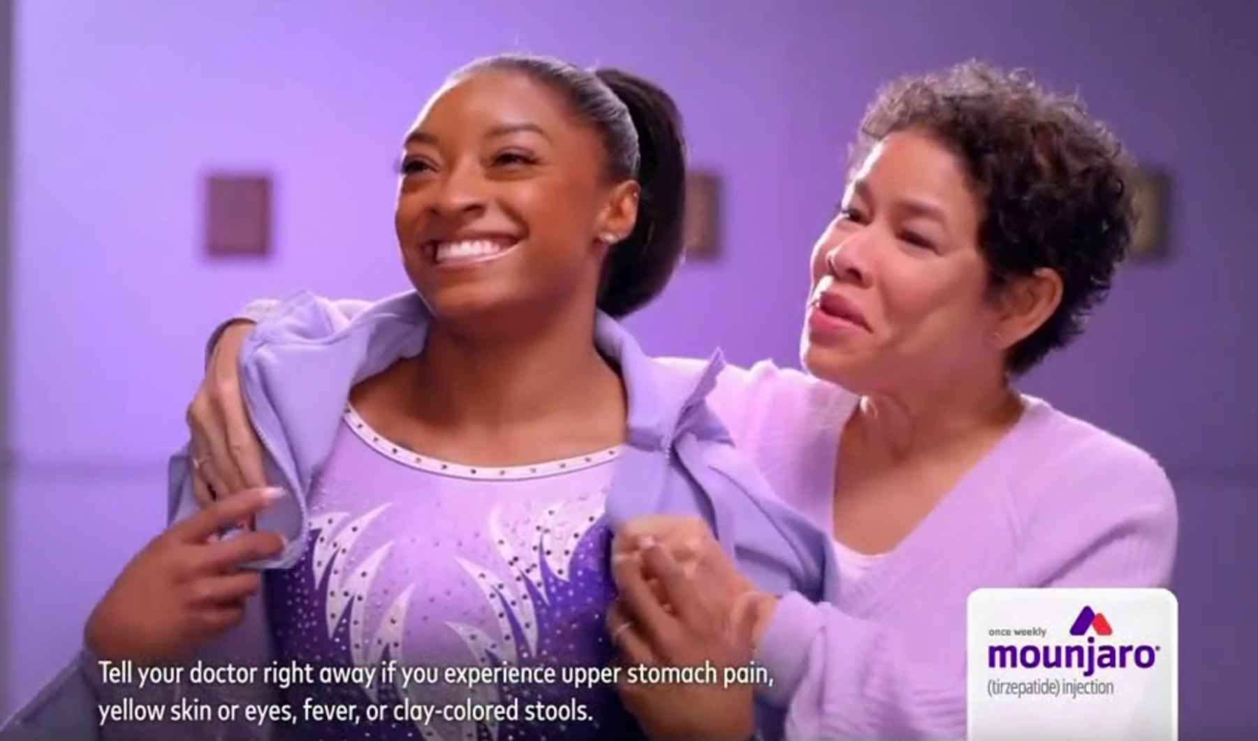 Lilly builds a Mounjaro television campaign around Simone Biles