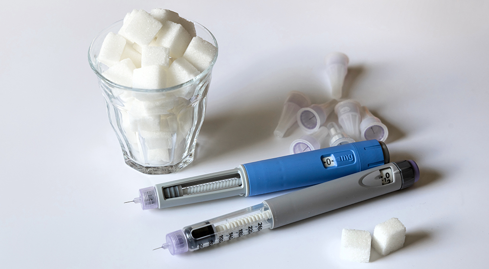 Injection pens and sugar cubes