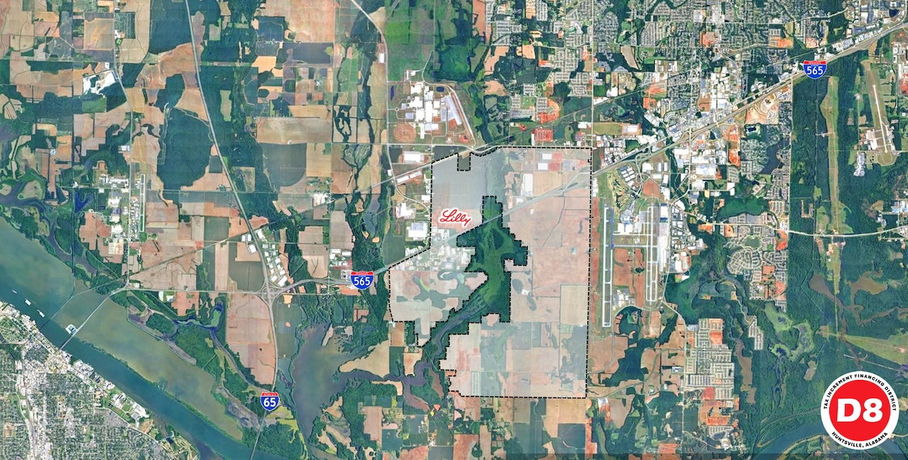 Huntsville advances a $230 million tax district to support Lilly's $6 billion Alabama plant